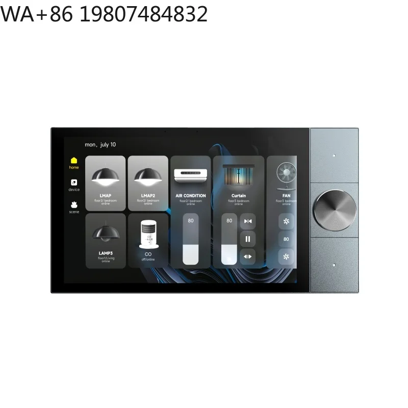 10 Inch IPS Large Touch Screen Panel Android System Zigbee Gateway Hotel Smart Home Full Set Automation Kits Scene Control