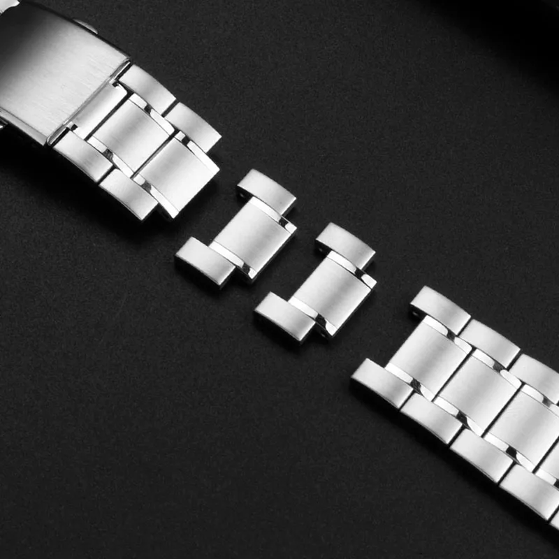 19mm 21mm For Swatch solid core metal bracelet concave convex watch chain YVS400 451 YVB404 iron men\'s  women\'s steel watchband