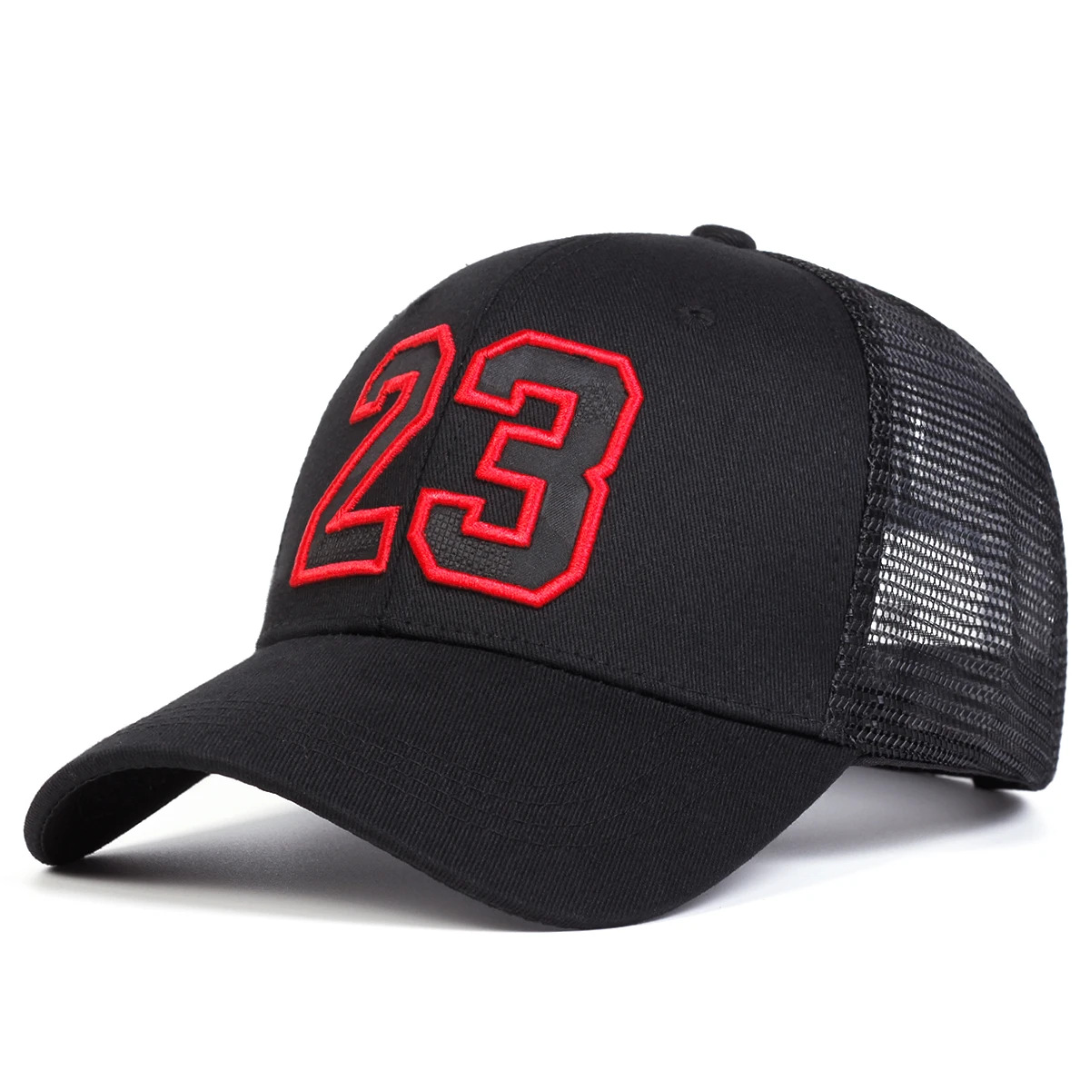 Unisex 23 Embroidery Baseball Net Caps Hip Hop Cap Spring Summer Outdoor Adjustable Casual Hats Sunscreen Hat ﻿