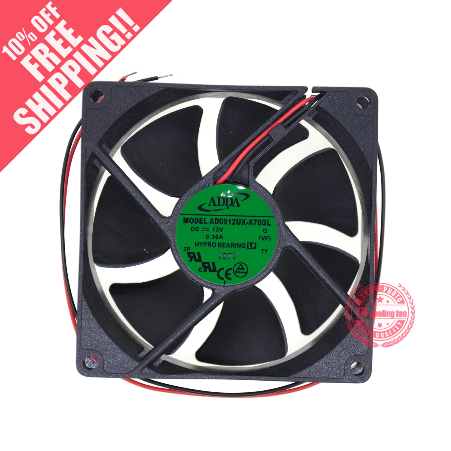 

НОВЫЙ вентилятор охлаждения ADDA 9225 DC 12 В 0,30 А AD0912UX-A70GL