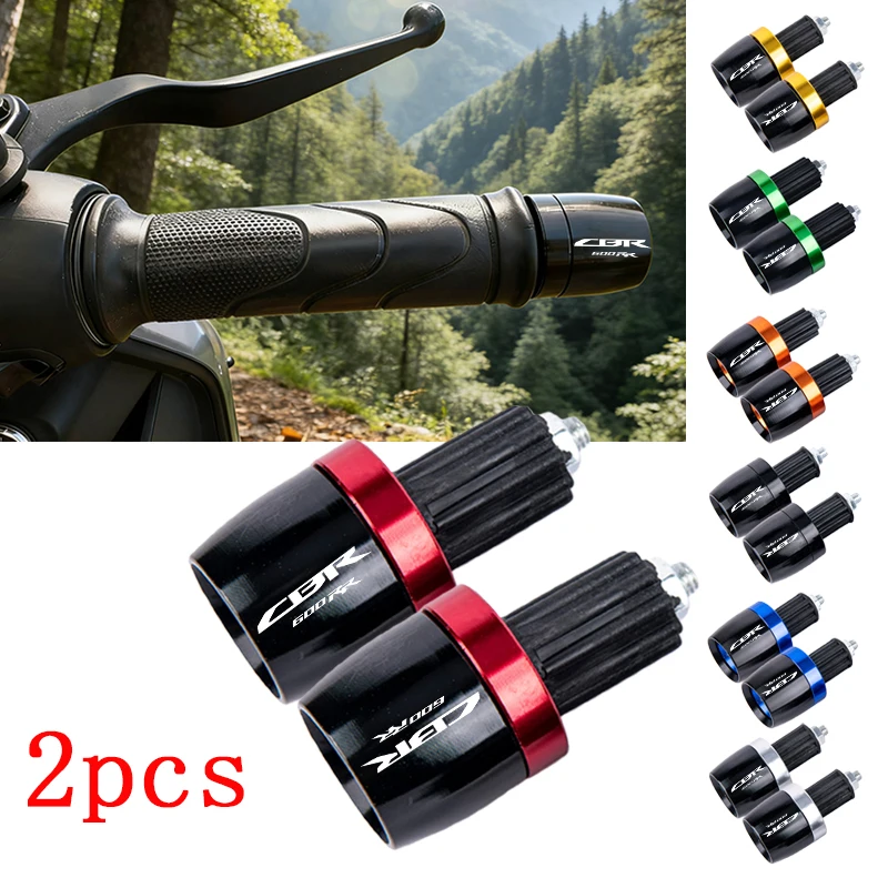 

7/8"22MM Motorcycle Handlebar Grips Handle Bar Cap End Plugs For HONDA CBR600RR 2007-2022 CBR600 RR CBR 600RR Accessories
