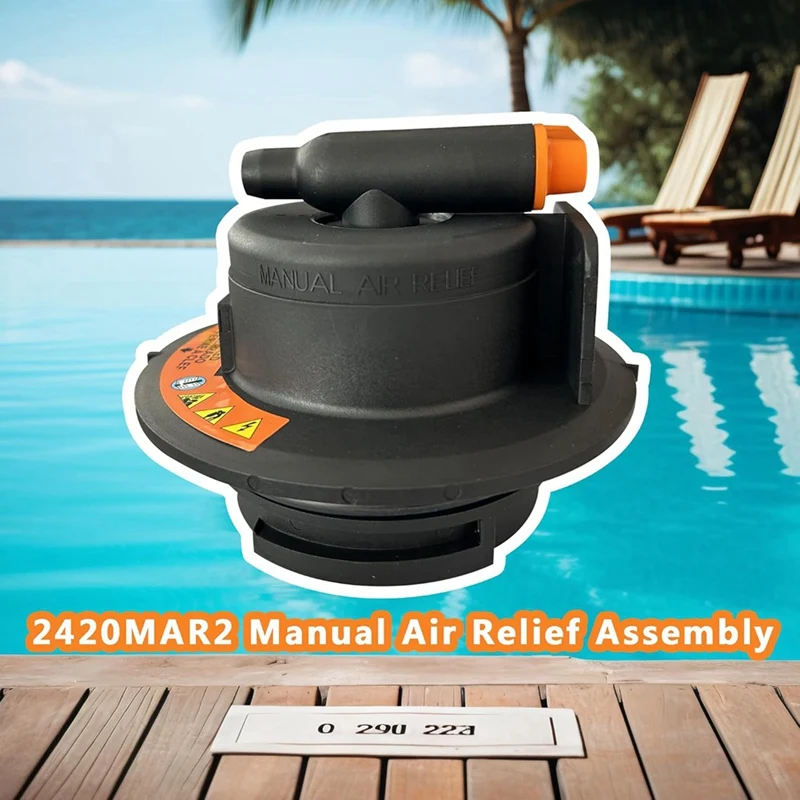 2420MAR2 Manual Bleed Kit For Hay-Ward De And Cartridge Pool Filters, For Pro Grid De Swimclear And Swim Clear