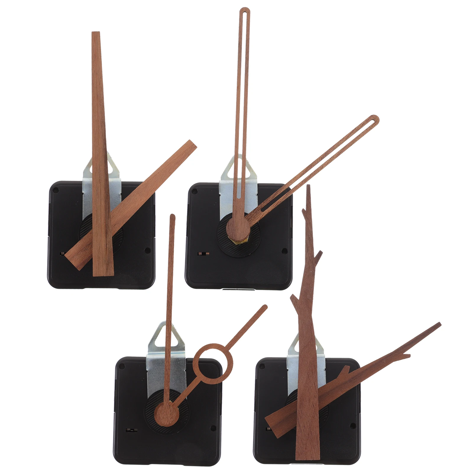 

4 set Mute Mechanism Replacement Diy Movement Kit Wall Clock Parts Durable Plastic Repair Tool Easy Install Clock