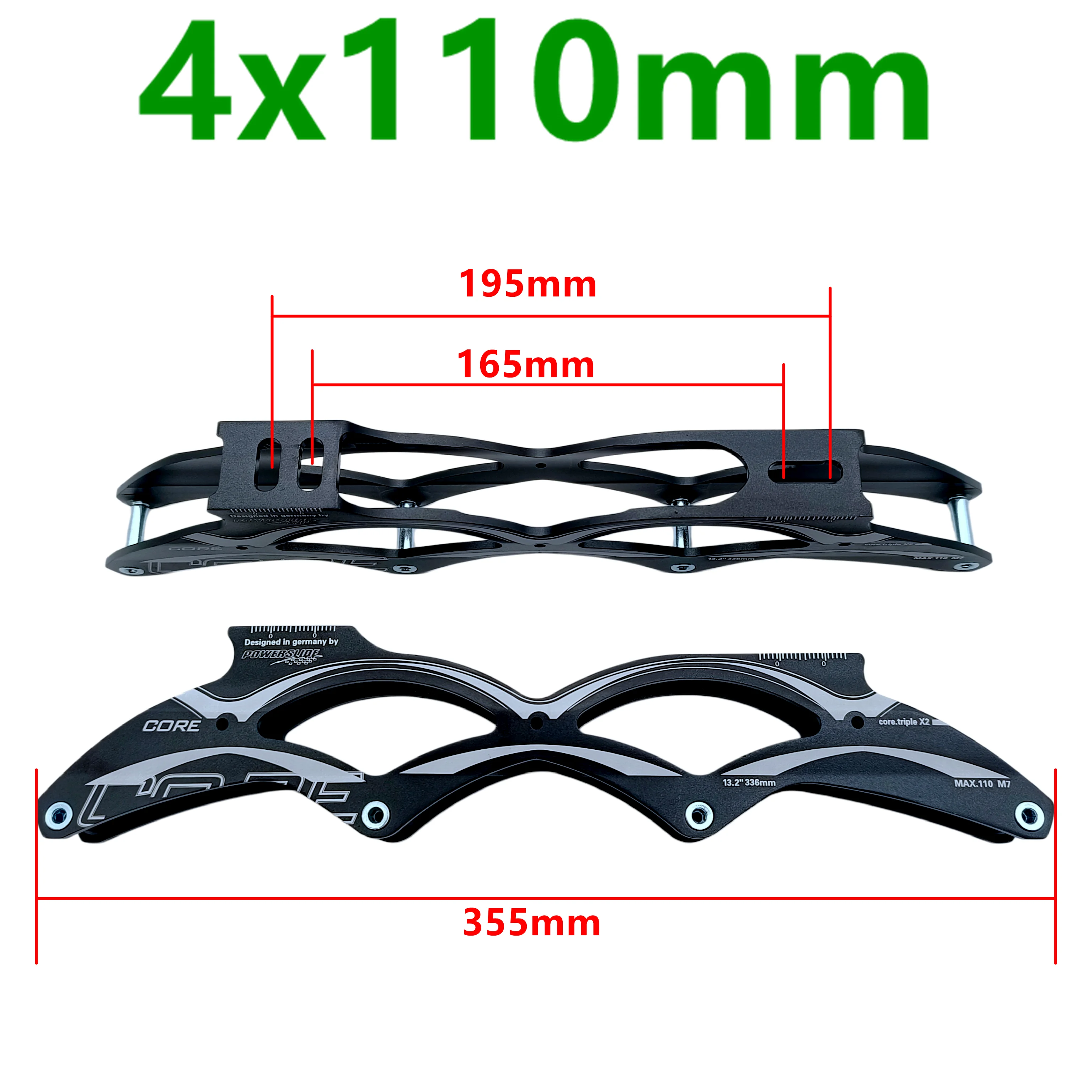 Speed Frame 4x110mm 4x100mm 4x90mm Mount Distance 165-195mm with Axles