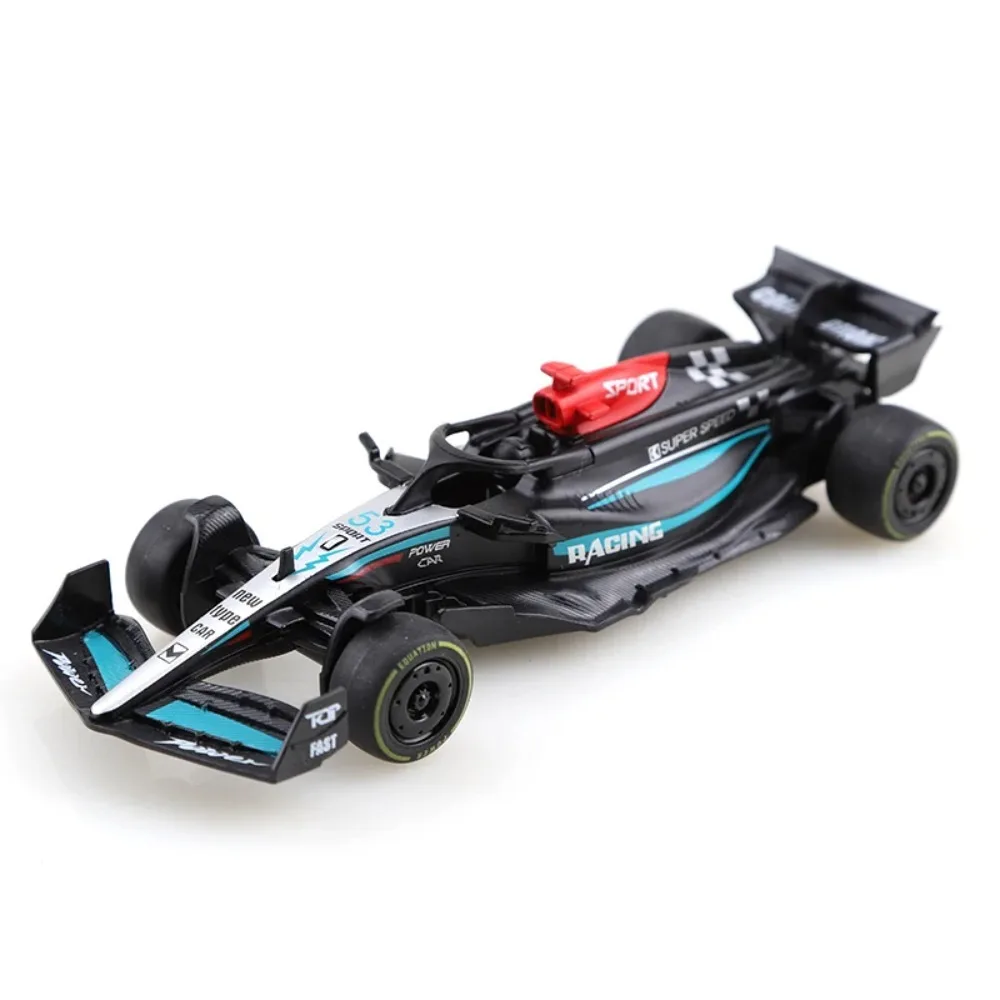 (En Bolsa) Coche de Carreras de Aleación a Escala 1:43, Exquisito Coche de Carreras de Fórmula de Aleación con Retroceso, Juguete para Niños, El Mejor Regalo de Cumpleaños.