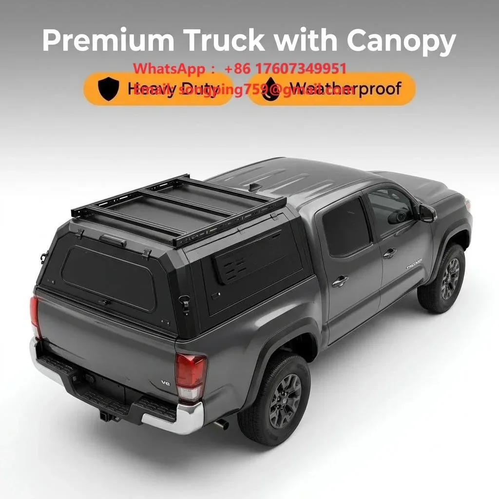 Tonneau Cover 4x4 Waterproof Steel Pickup Truck Topper Accessories Hardtop Canopy for Toyota Tacoma Tundrac F150 raptor Amarok