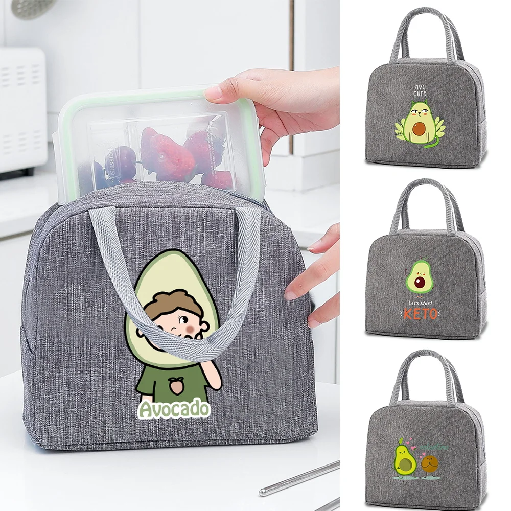 

Insulated Lunch Dinner Bag Handbags School Picnic Cooler Thermal Bags Tote Bento Pouch Container Child's Lunchbox Food Organizer