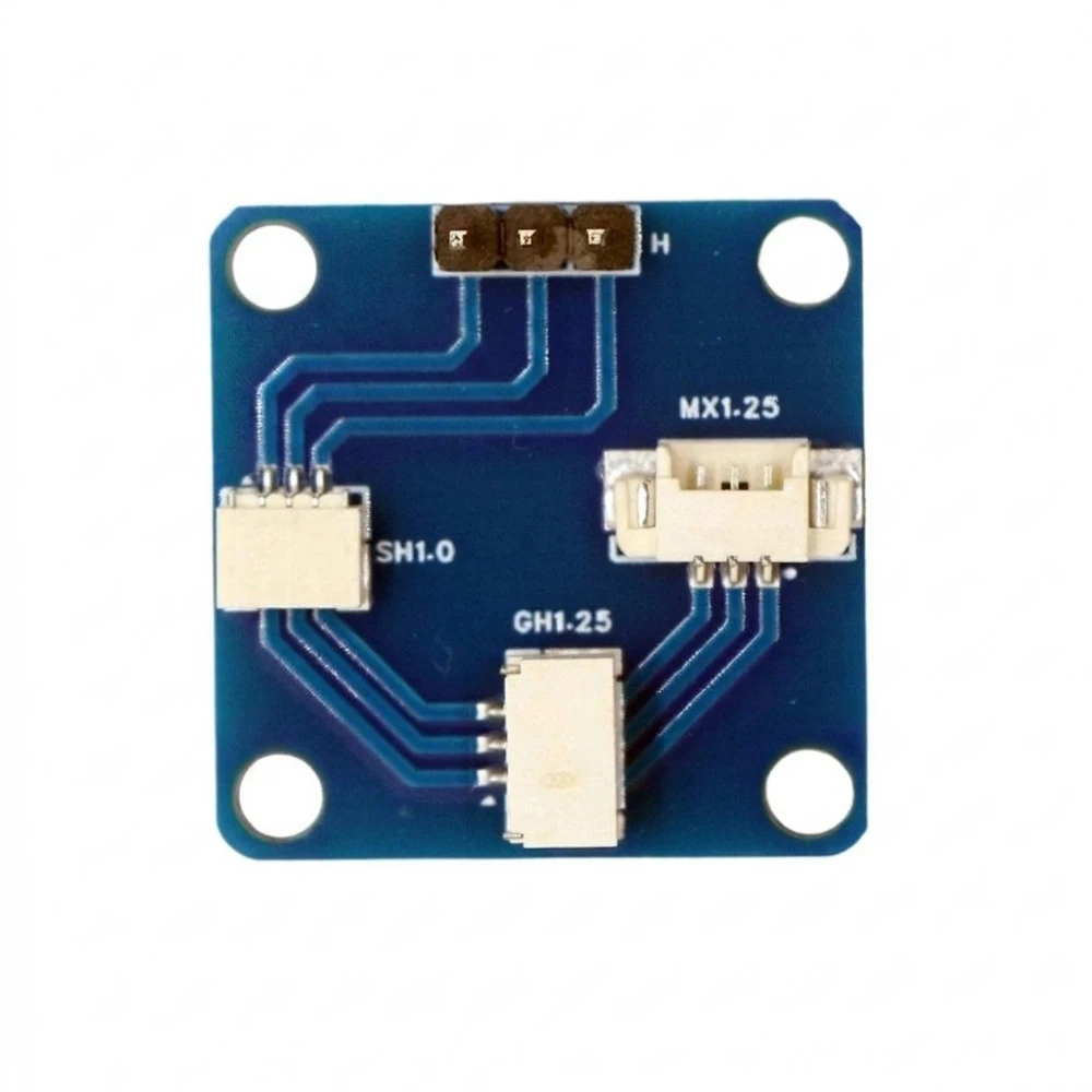 4‑in‑1 Adapter Board 3‑Channel SH1.0‑3P GH1.25 MX1.25 Female To 2.54mm Pin Header Breakout Board Signal Converter for Motor Wire