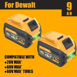 60v 9000mah für dewalt dcb609 batterie ersatz li-ion batterie dcb200 dcb606 dcb205 dcb206 dcb209 dcb182 elektro werkzeug batterie