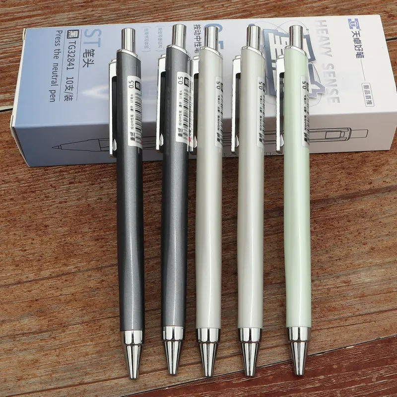 Wholesale 40pcs Metallic Gel Pens for Writing Sense of Power Pens Office Supplies Stationery Items Bulk Business Black Ink Pens