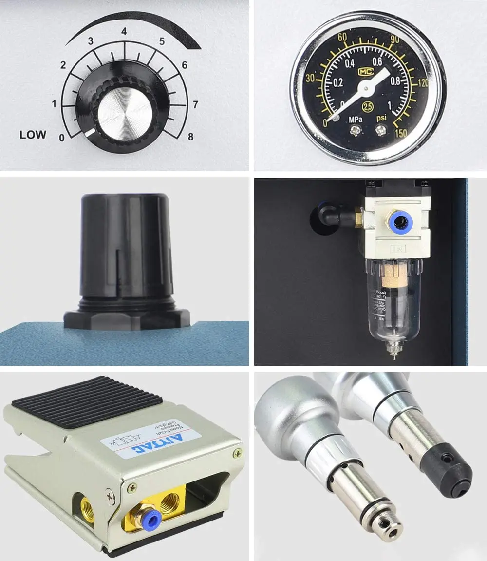 Высококачественный гравировальный станок NIPUIKA, пневматический гравировальный станок с двумя ручками, инструменты и оборудование для ювелирных изделий 110 В/220 В