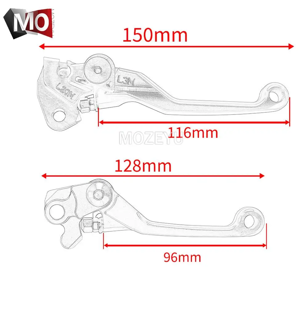 Dirt pit Bike Motorcycle Pivot Foldable Brake Clutch Levers For Kawasaki KX250F KX450F KXF 250 450 2013 2014 2015 2016 2017 2018