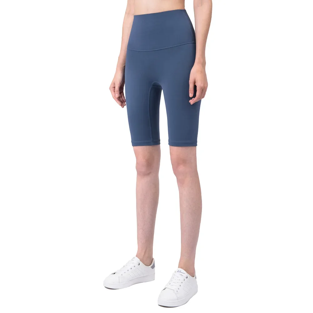 Women Sports Short Yoga Shorts High Waist Breathable Soft Fitness Tight Women Yoga Legging Shorts Cycling Athletic Gym Shorts