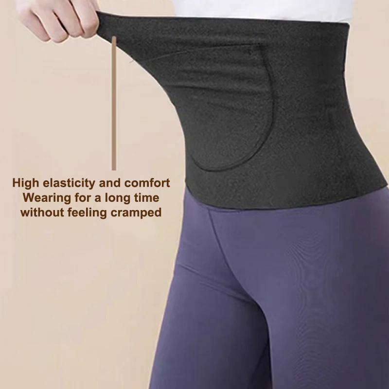 Inner Wear Elastic Thermal Waist Support Cloth High Elastic Kneepad High Elastic Waist Belt Thermal Warmer