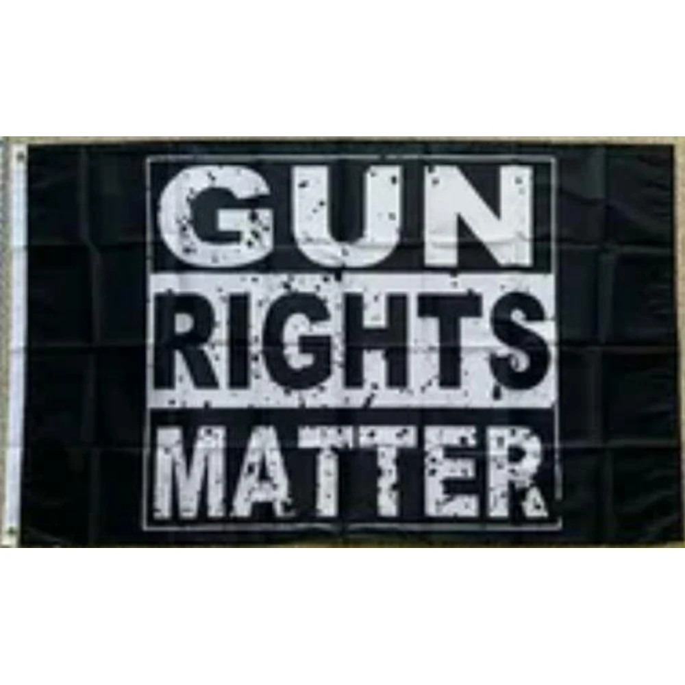 Custom Gift 3x5ft polyester Flag with GUN RIGHTS MATTER WITHOUT FLAGPOLE