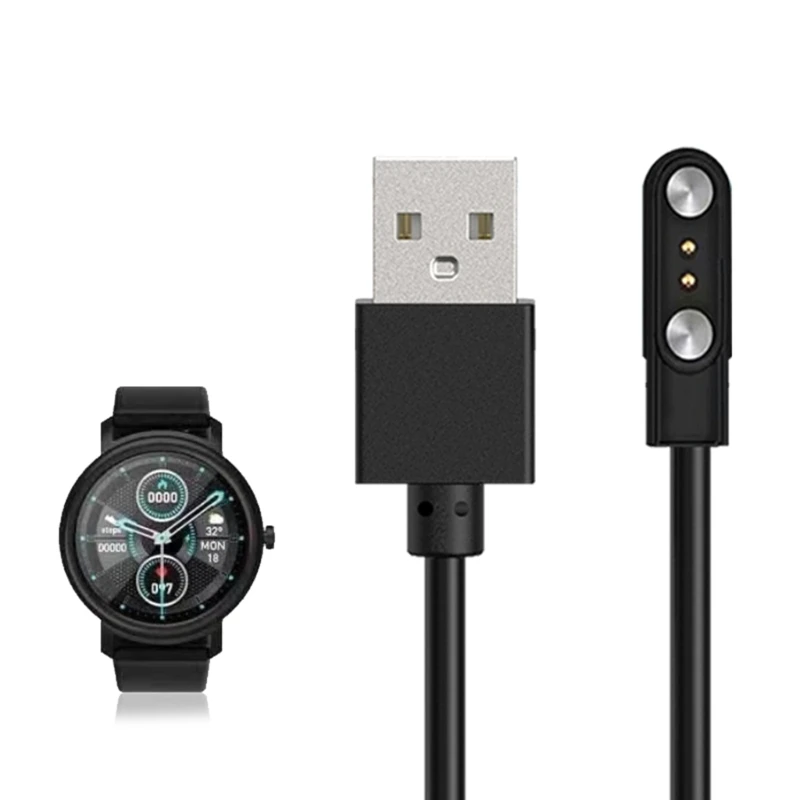 นาฬิกาสายชาร์จแม่เหล็กสายชาร์จ USB สําหรับ T2 Smartwatch, Office & Travel ใช้การเชื่อมต่อที่รวดเร็ว