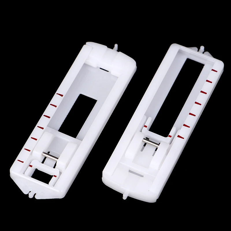 재봉틀 부품 노루발, 버튼 홀 스냅 온, 단추 홀 노루발, 2 개