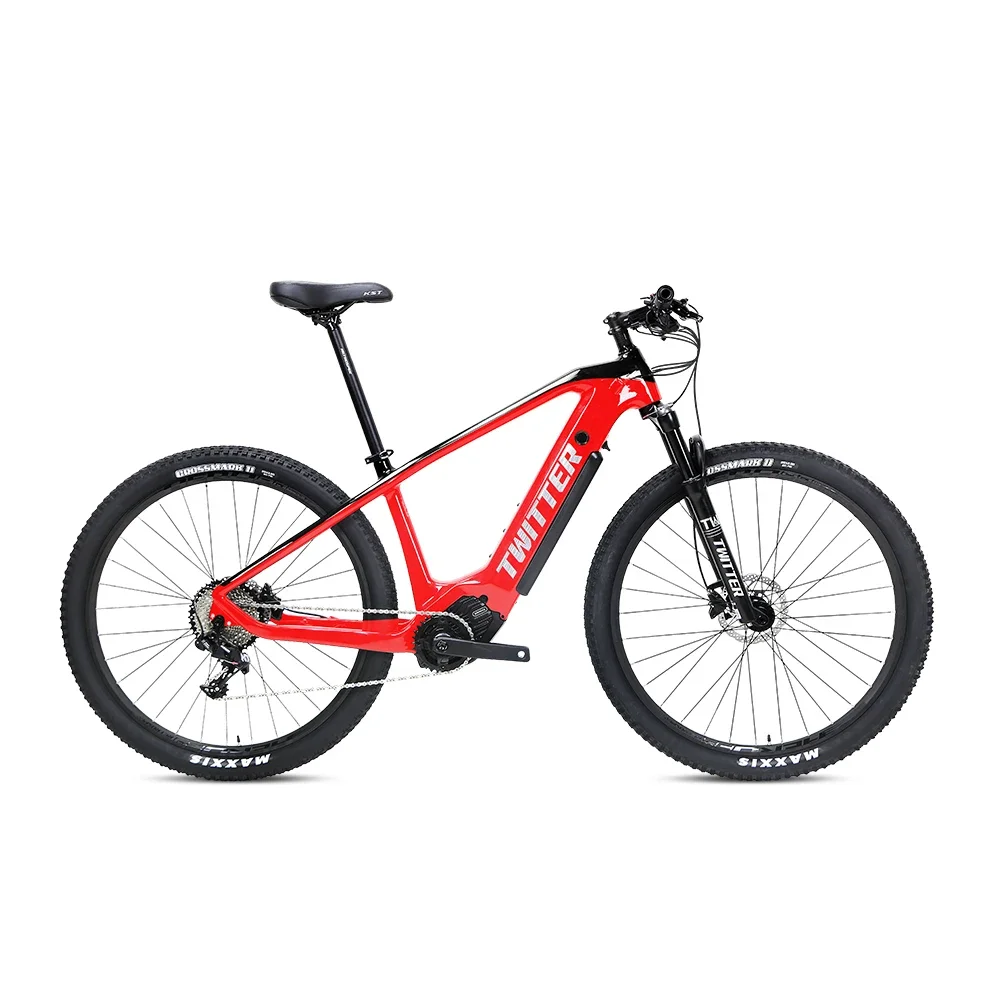 Твиттер E600pro e bike NX-11S Bafang Средний встроенный двигатель M500-43V14a-250W XC Электрический велосипед из углеродного волокна