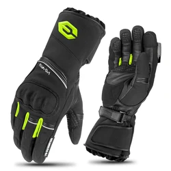 Motorcycle Gloves Winter Thickening Anti-fall Touch Screen Full Finger Gloves Protective Waterproof Non-slip Riding Moto Gloves