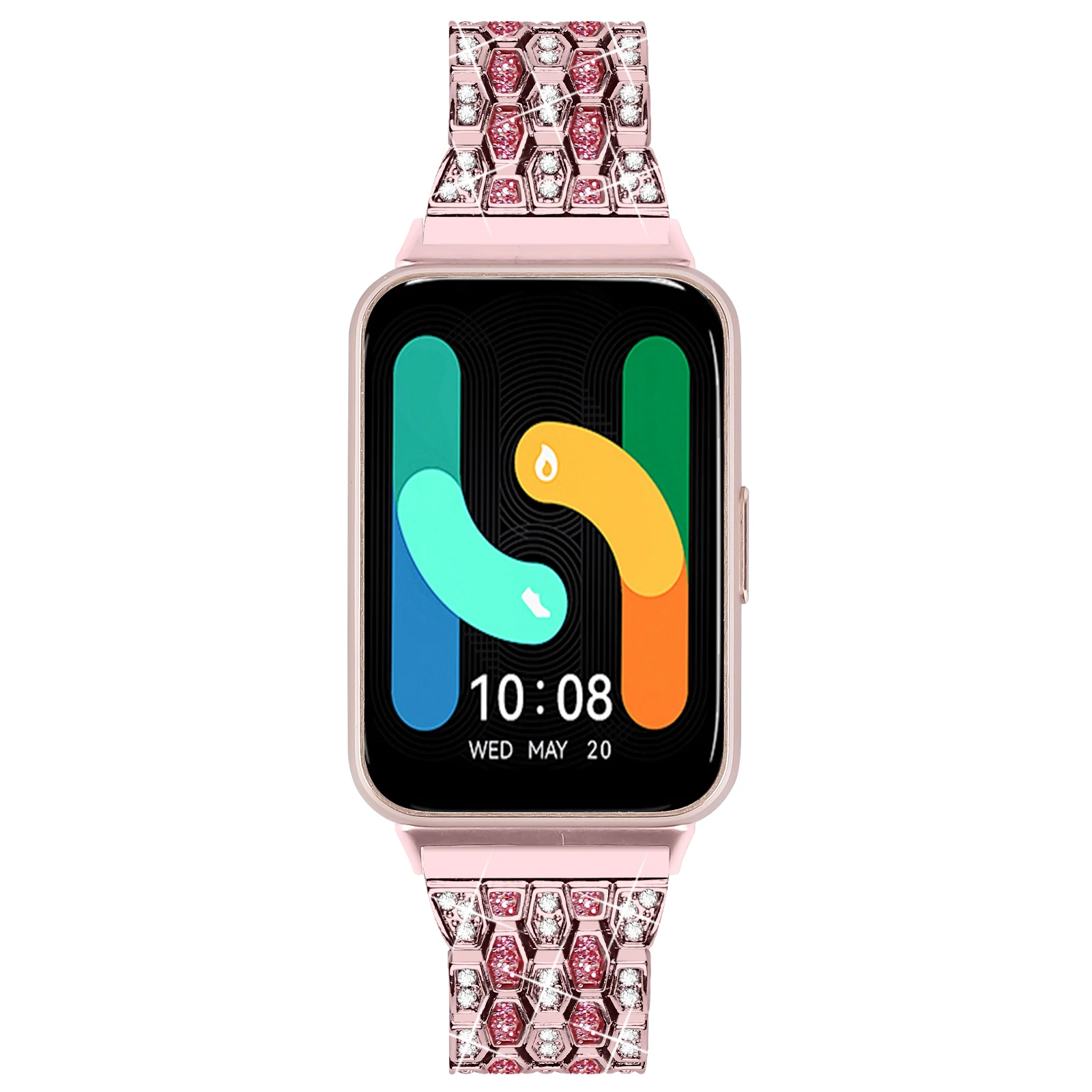 Bracciale a maglie diamantate per Samsung Galaxy Fit 3 Cinturino in metallo per Galaxy Fit 3 Smart Watch Band per cinturino Samsung Galaxy Fit 3
