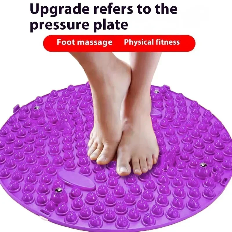 Foot Massage Acupressure Mat Muscle Relaxation Acupuncture Mat Pilates Fitness Yoga Accessories Foot Training Round Workout Mat view 5