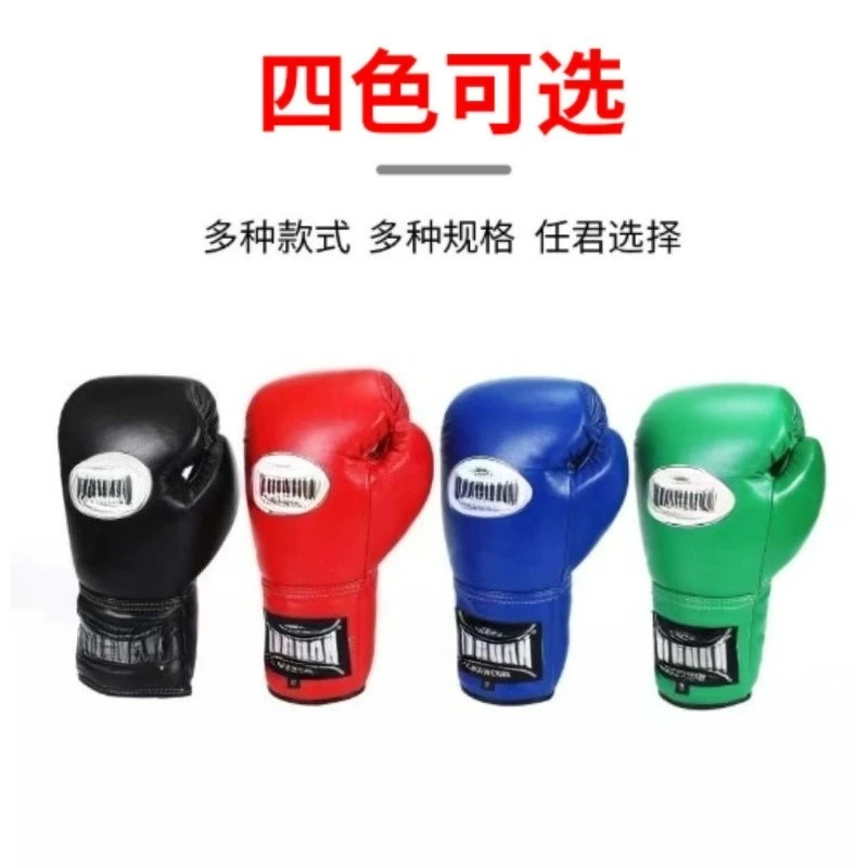 6/8/10/12/14 أوقية قفاز ملاكمة عالي الجودة PU حبل MMA الملاكمة التايلاندية التدريب قفاز الكبار ساندا القتال الملاكمة معدات التدريب #2