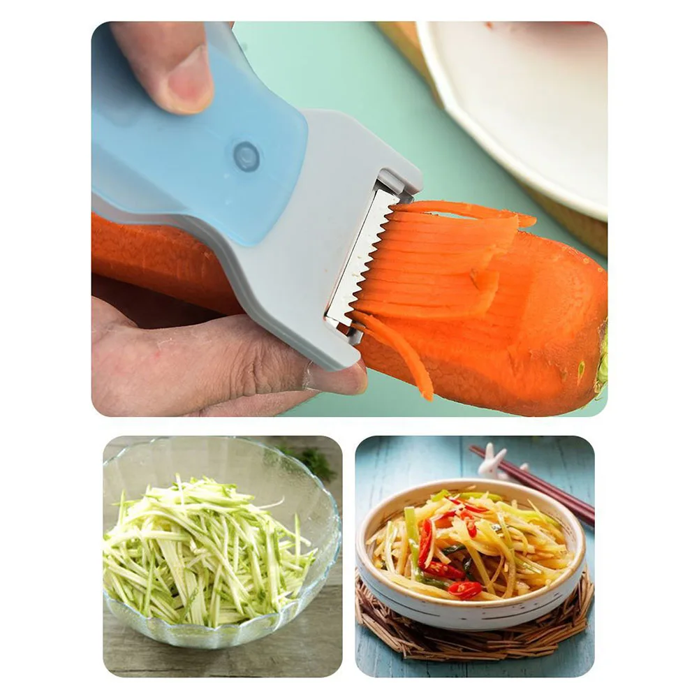 Manual Metal Grater Peeler And Bottle Opener 3 In 1 Vegetable Fruit Slicer Stainless Steel Blade With Cover For Kitchen Gadget