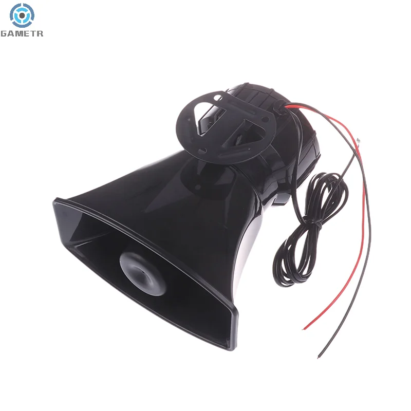 1PC 7-Sound Loud Car Warning Alarm Truck Alarm Loudspeaker 12V Siren Air Horn Megaphone Police Firemen Car Horn 110DB