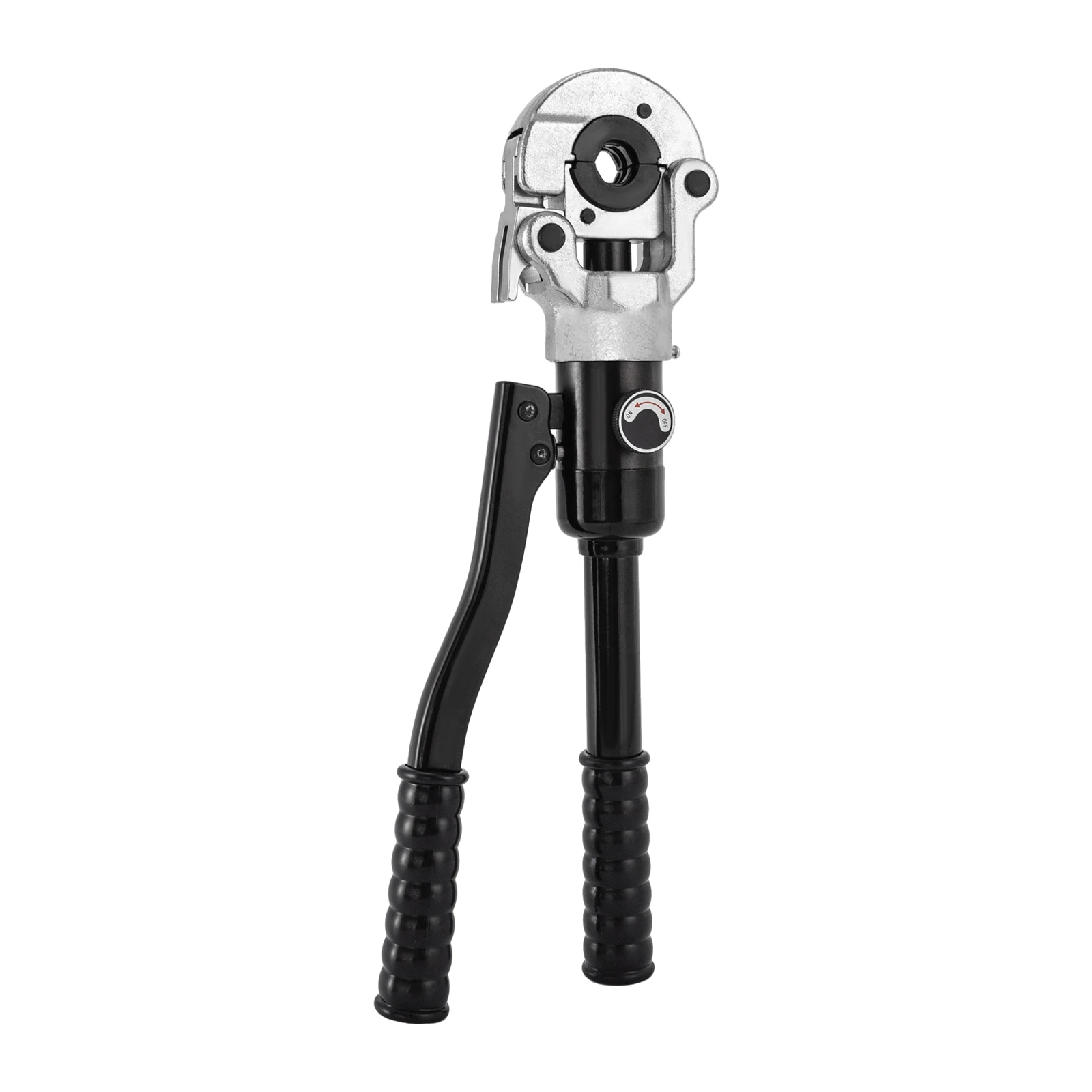 Hydraulic Crimper Tool 80 100KN 360 Rotating Head with 3 Dies VAU15 VAU20 VAU25 for Copper Pipe Auto Repair HVAC Electrical Work