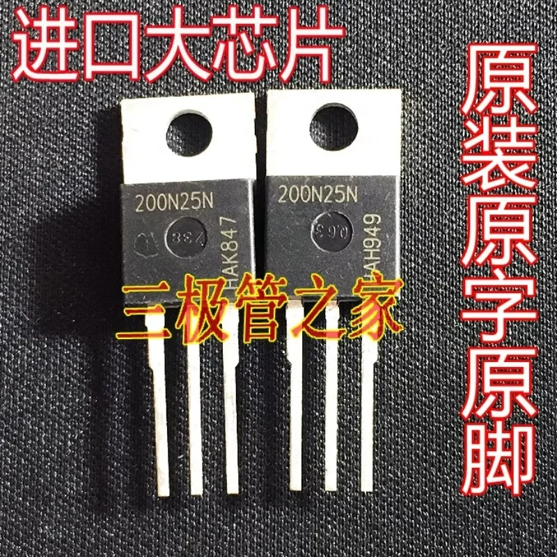 Used&Not NEW&Send after Measure Imported large chip original word 200N25N IPP200N25N3G TO-220 high power FET full test