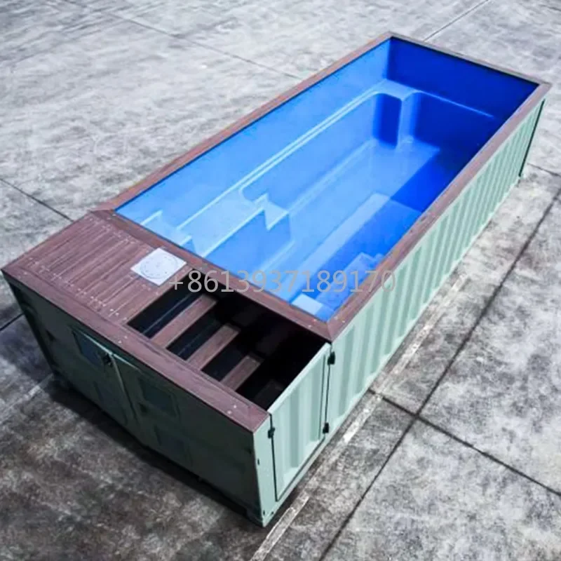 Outdoor Movable Container Pools Offer Unmatched Mobility and Style Fiberglass Container Swimming Pool