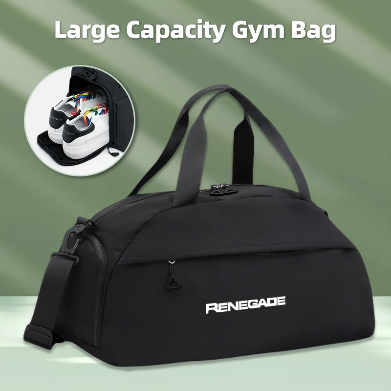 Car Styling Travel Bag Large Capacity Gym Sports Shoulder Backpack For Jeep Renegade Compass Grand Cherokee Wrangler JK Patriot
