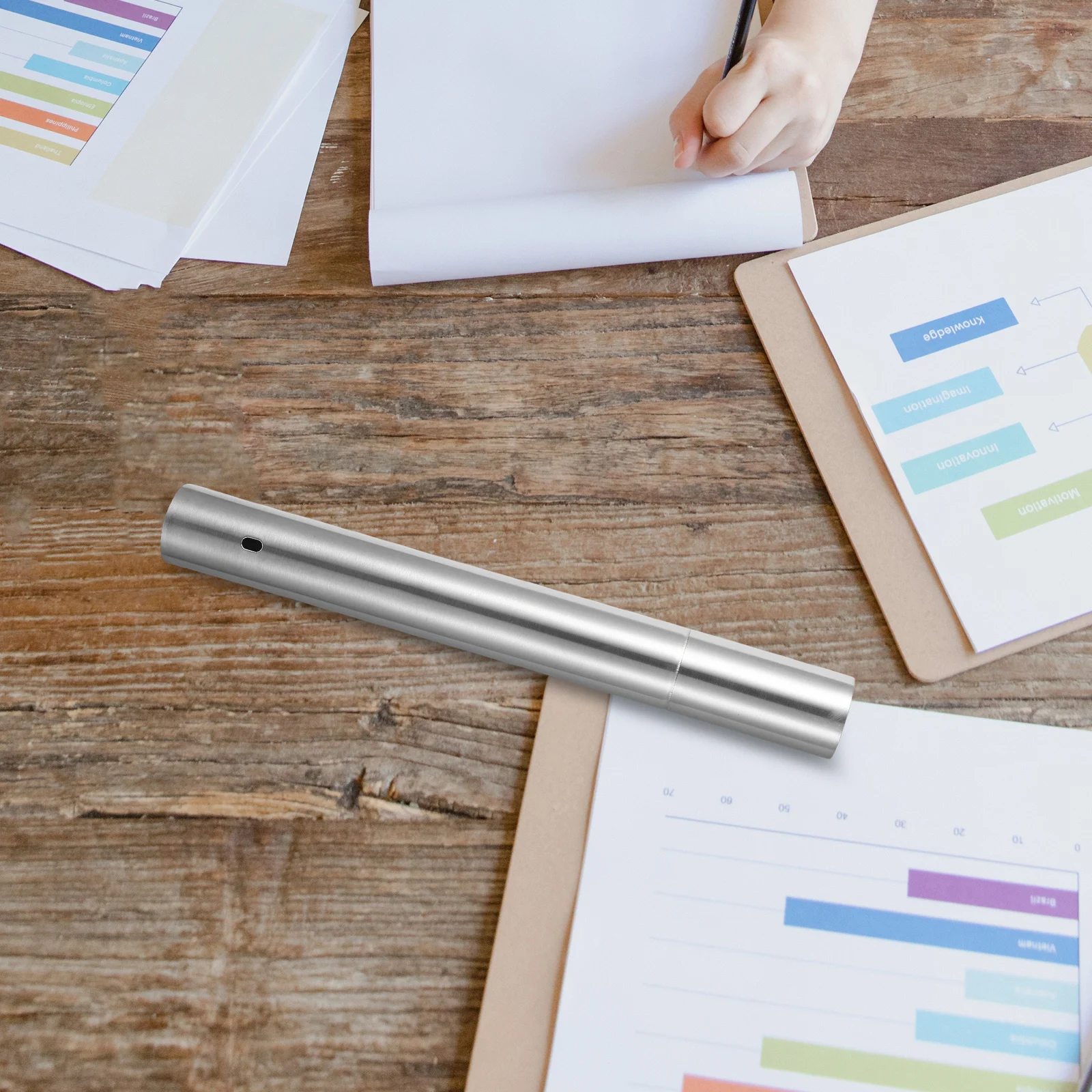 

Document Storage Tube Certificate Holder Diploma Protector Vintage Metal Box Keepsake Case Graduation Baby Baptism Scroll