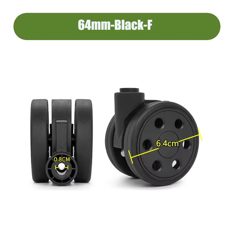 Replacement Wheels For Luggage Suitable For Rimowa Luggage Repairs Load-bearing Wheels Silent Casters Luggage Accessories