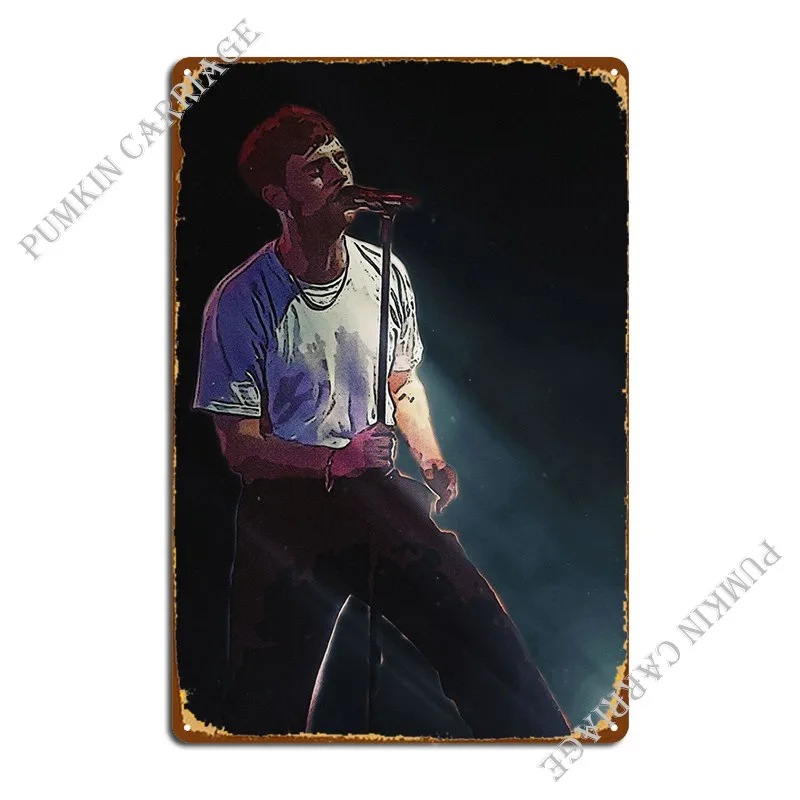 Superstars Of Tom Grennan Metal Plaque Poster Rusty Create Garage Retro Bar Tin Sign Poster