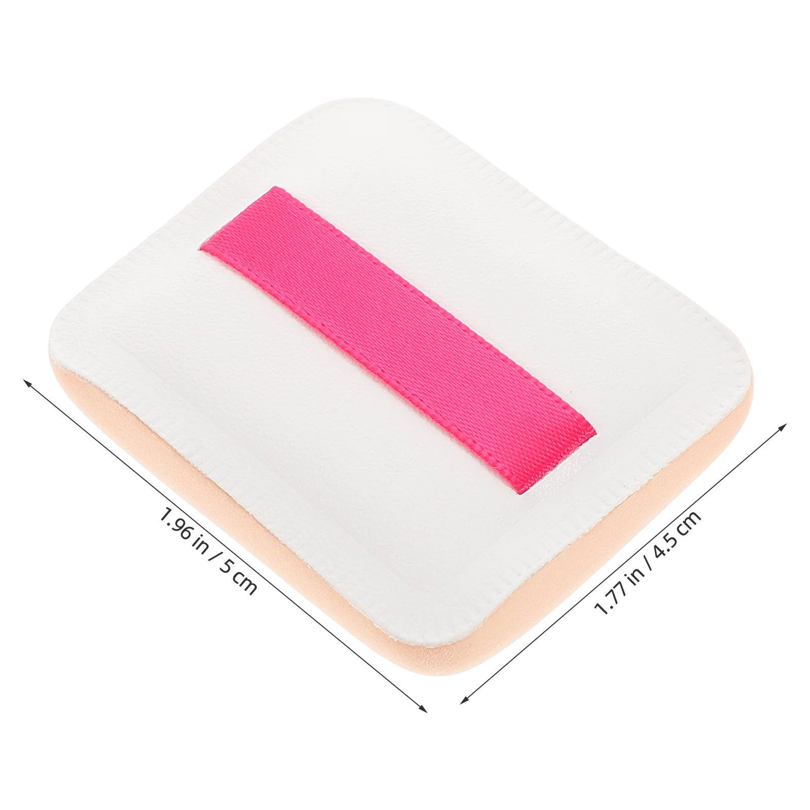 1 Juego de esponja para polvo, cojín de maquillaje, esponja suave para la cara, para base, crema, mezcla, aplicador de maquillaje, cara para polvo