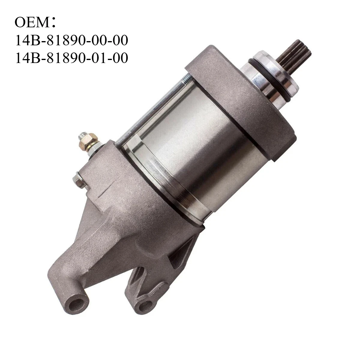 

14B-81890-00-00 Motorcycle Engine Parts Starter Motor Fit for YAMAHA YZF-R1 YZFR1 YZF R1 2009-2014,Replace OEM 14B-81890-01-00