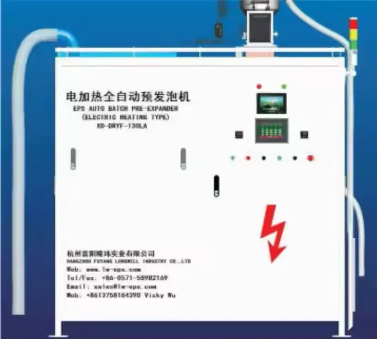 Hot Sale Heating EPS Pre-Expander Automatic Batch EPS Pre-Expander, Core Components Motor and Programmable Controller