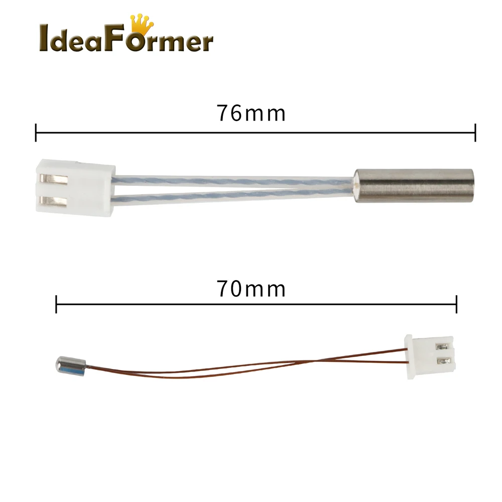 Accessoires d'imprimante 3D d'artillerie, Kit de génie Sidewinder X1, gorge E3D, buse volcanique 0.4mm, bloc chauffant de thermistance NTC100K