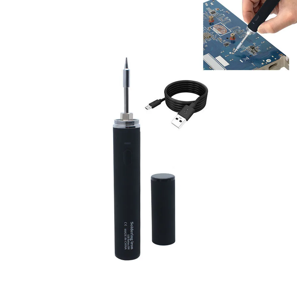 5V 8W Fast Charging Lithium Built-in Wireless Soldering Iron Set Portable Repair Welding Tools