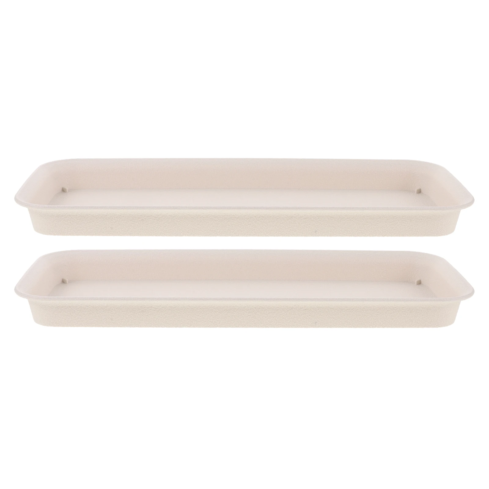 

2 Pcs Plant Saucer Tray Waterproof Detachable Drainage for Windowsills PP Pot Indoor Plastic Flowerpot Base Anti Leak Gardening