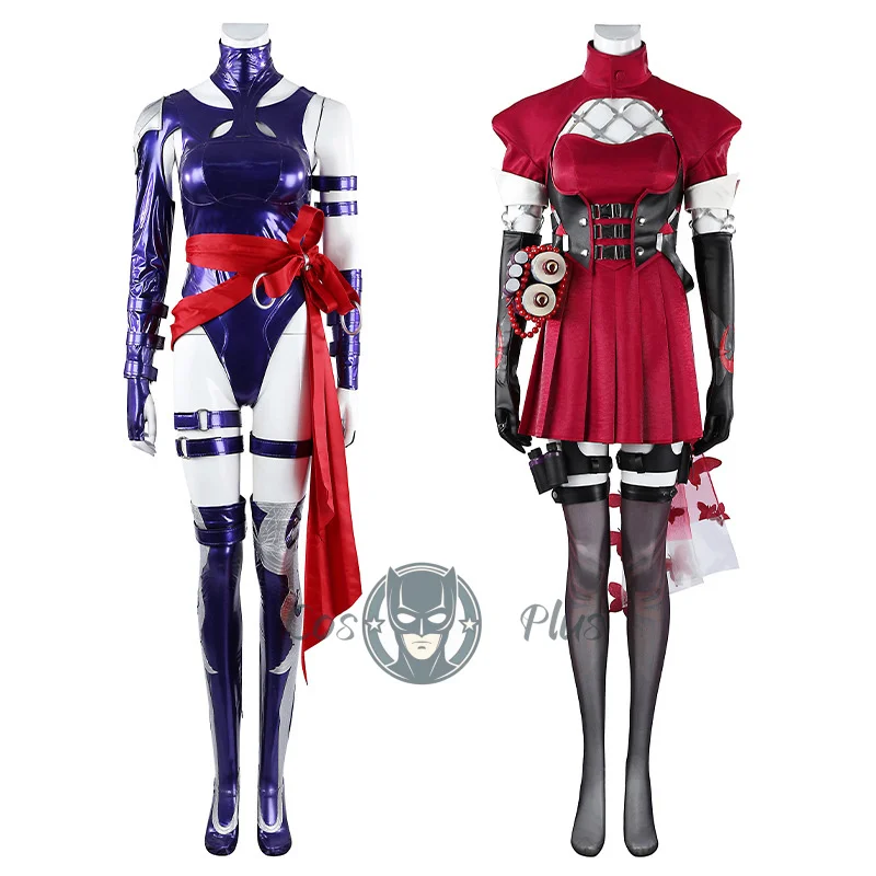 

Game Rivals Daggger Cosplay Women Psylocke Costume Superhero Luna Snow Female Disguise Jumpsuits Dress Up Uniform Halloween Suit