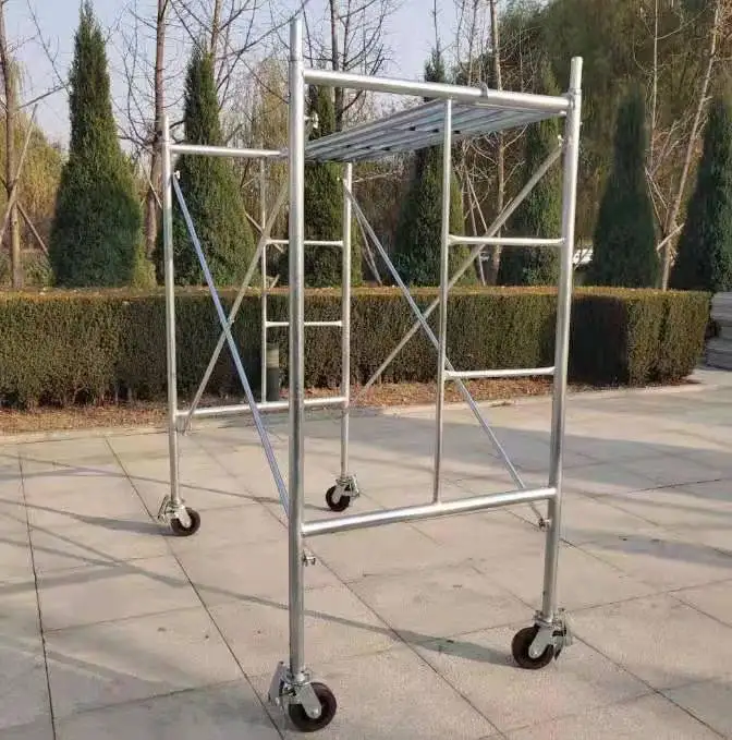 سهلة التركيب على شكل حرف H من سبائك الألومنيوم المتحركة مع عجلات