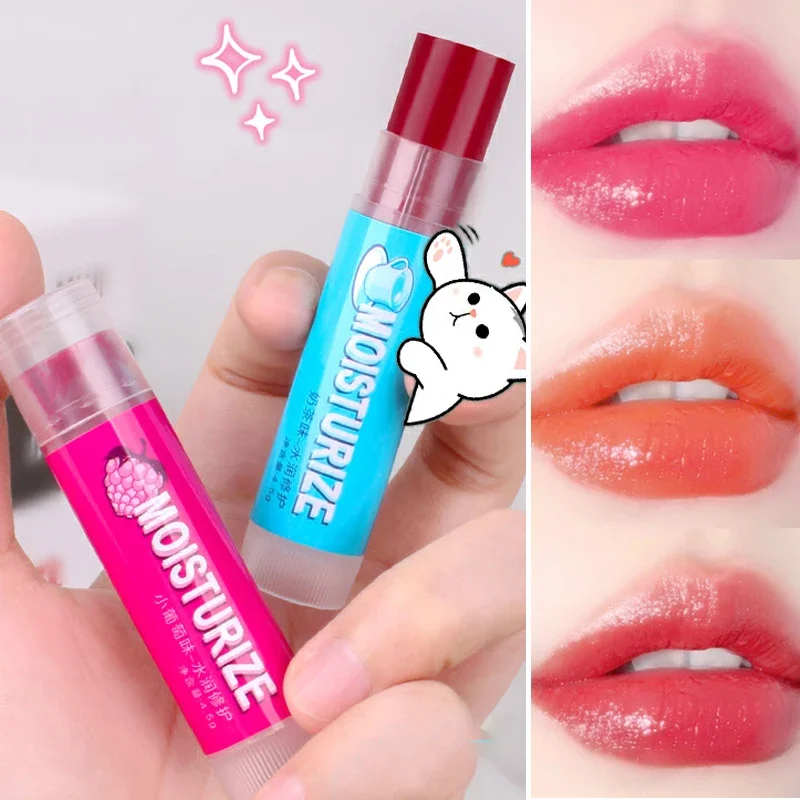 Balsamo per labbra aromatizzato alla frutta Idratante Nutriente Primer per labbra Maschera Lucidalabbra antiaderente a lunga durata Rossetto Labbra Trucco Cosmetici