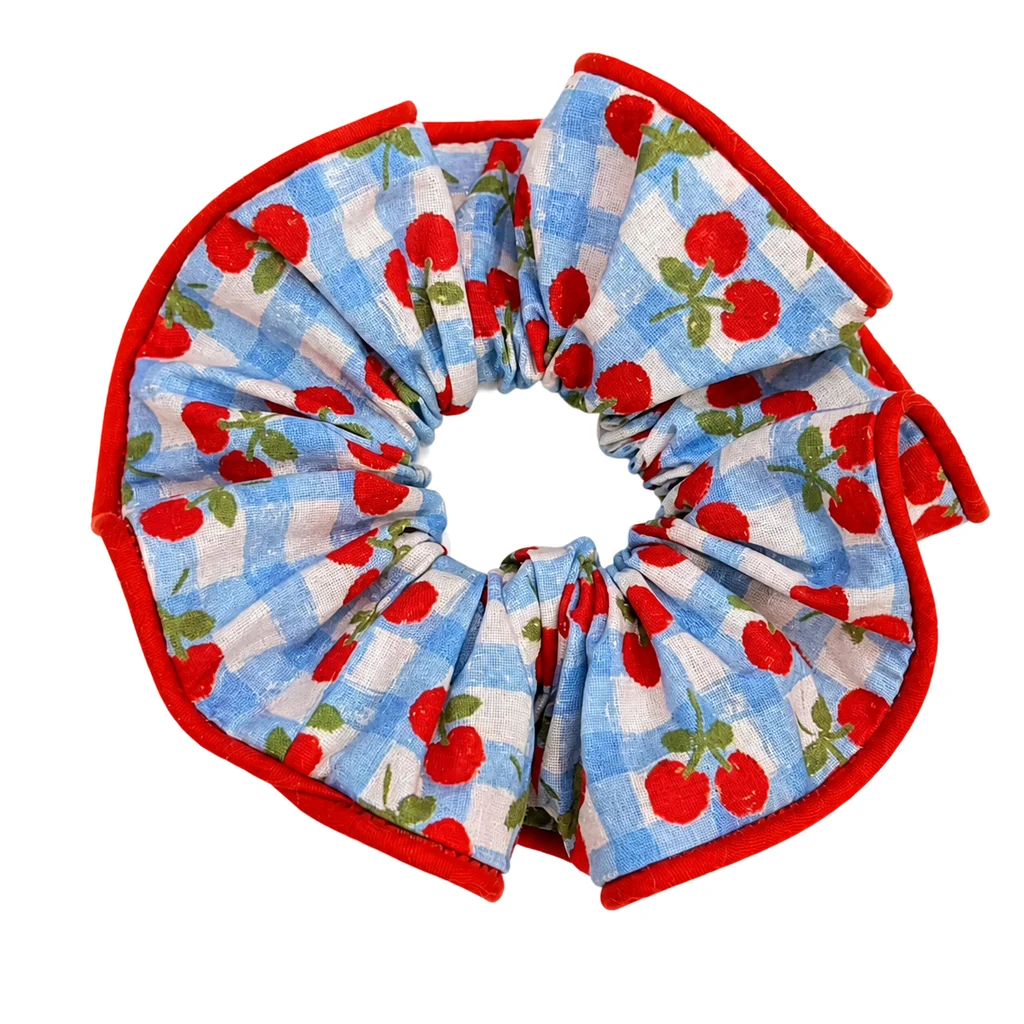 handmade-pattern-single-layer-scrunchie-handmade-elastic-hair-tie-for-ponytail-and-bun-soft-gathered-hair