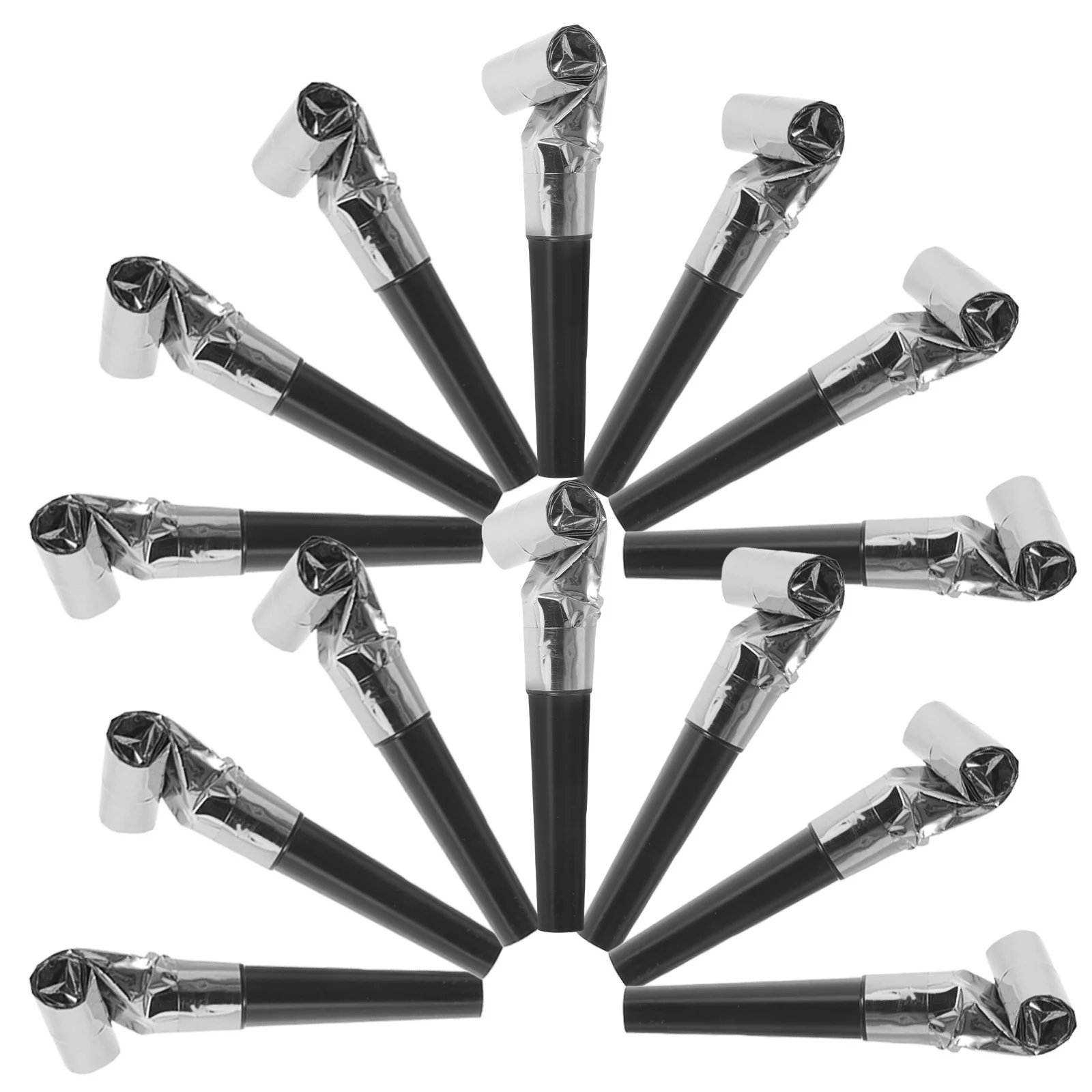 

100pcs Party Atmosphere Long Blowers Unique Design Easy Blowout For Birthday Wedding Festival Fun Noise Maker Supply