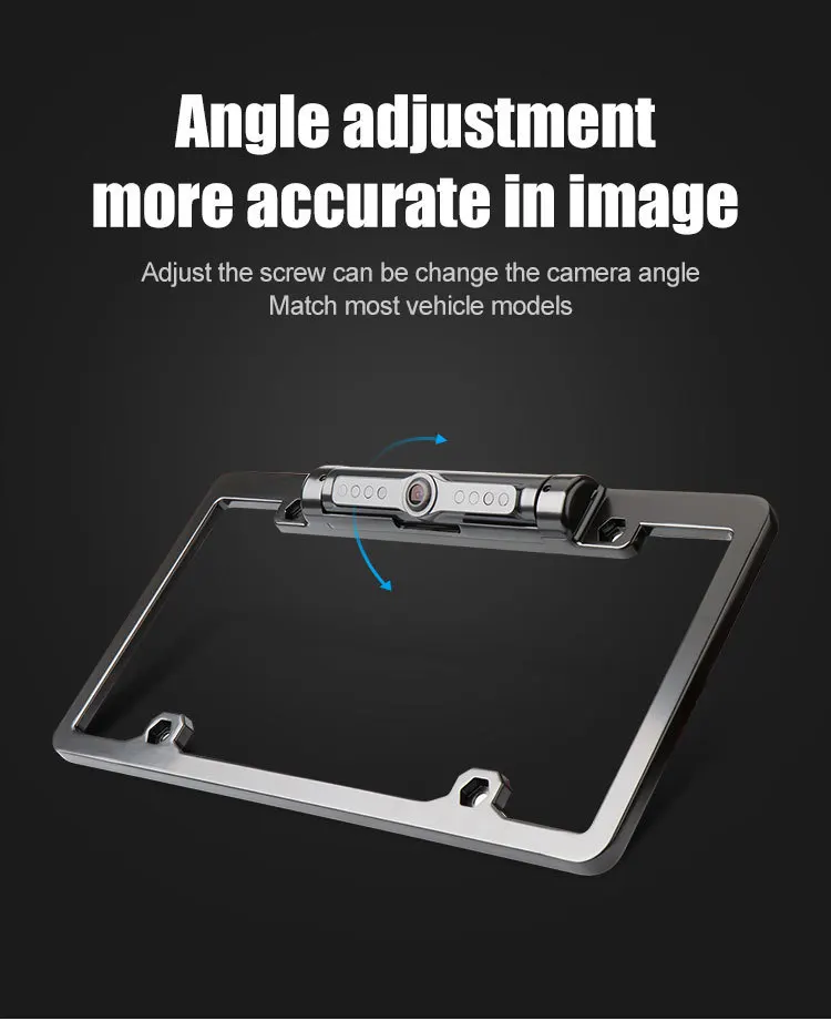 5 Inch Color Monitor 2.4Ghz Wireless  Car Rear-View Camera 12-24V Reverse Back Car Screen