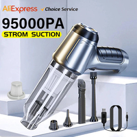 Car Wireless Vacuum Cleaner Strong Suction Handheld Wet Dry Auto Vacuum Home & Car Dual Use Mini Vacuum Cleaner Home Appliance