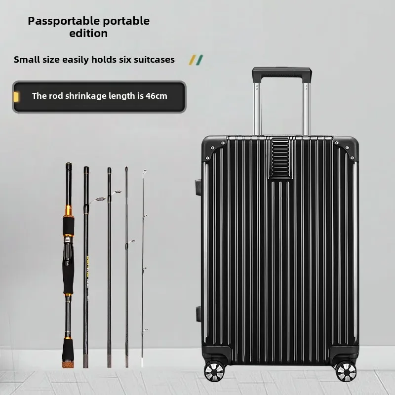 

Carbon Fishing Rod Luya ML Adjustment Joint 1.8m/2.1m Horse Mouth Gun Handle Straight Handle