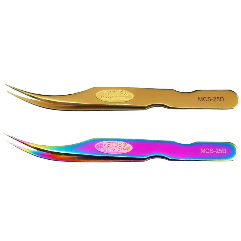 High quality dolphin clip grafting eyelash tweezers, stainless steel non magnetic eyelash special professional eyelash clip